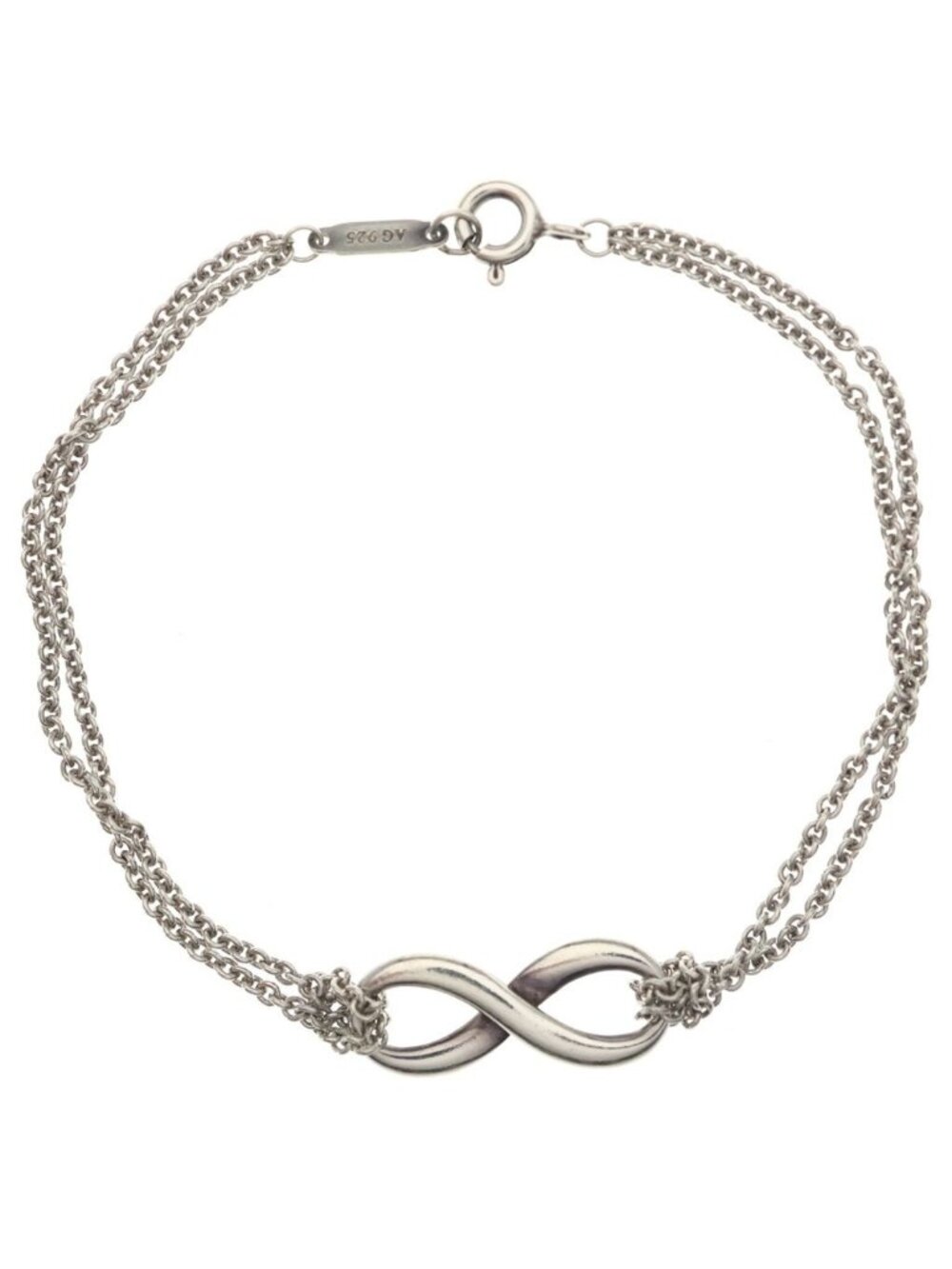 Tiffany & Co Infinity Chain Bracelet Silver